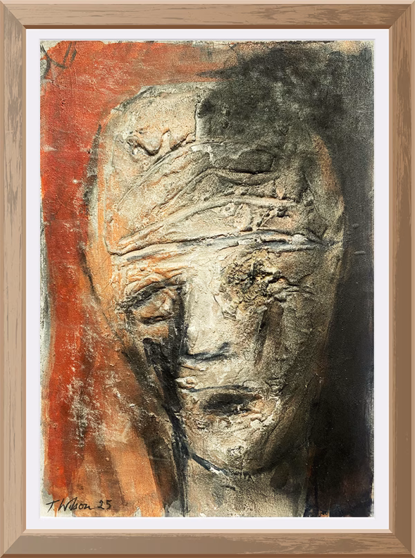 Cracked Woman 1 (with frame)