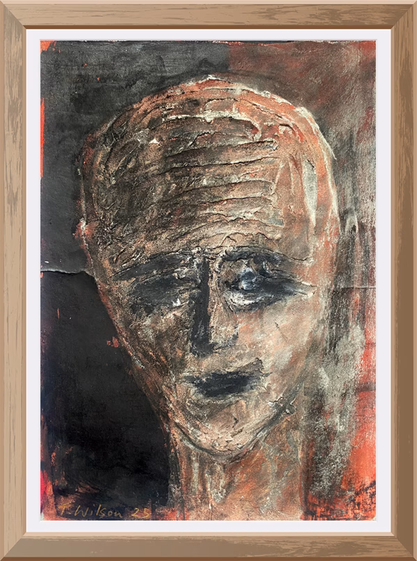 Cracked Woman 4 (with frame)