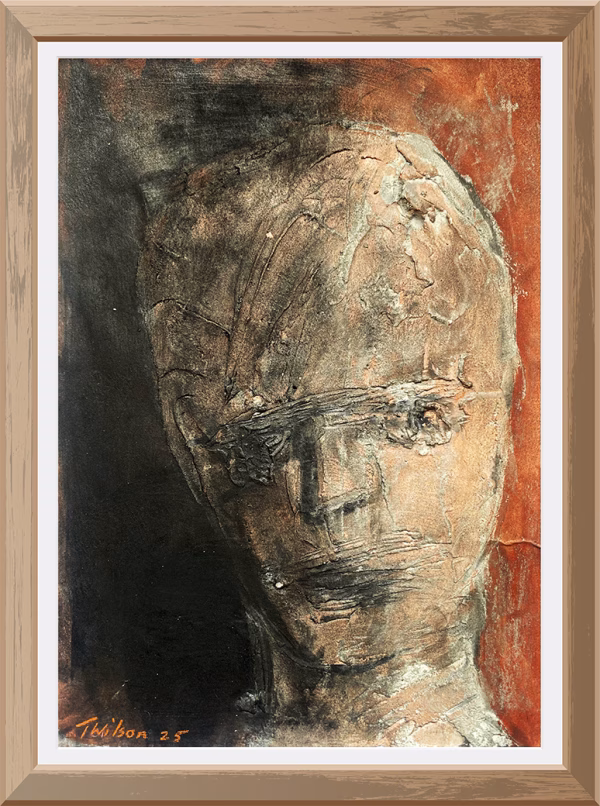 Cracked Woman 7 (with frame)