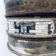 Three stacked laboratory sieves.
