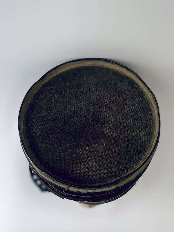 Three stacked laboratory sieves seen from above.