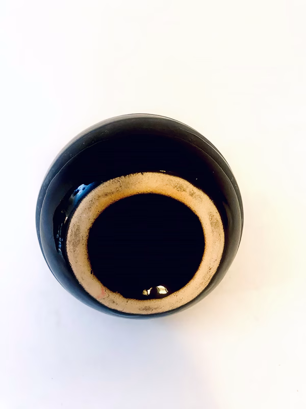ceramic pot from below