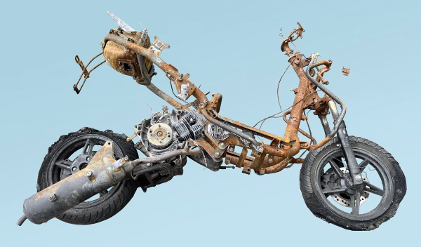 Machina Incensa II Torched scooter