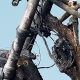 Machina Incensa III Details of a torched scooter